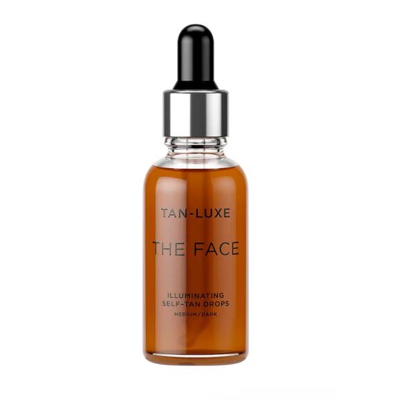 $50 Tan-Luxe The Face Rejuvinating Self Tan Drops 50ml/1.69fl oz Medium Dark - Picture 2 of 4